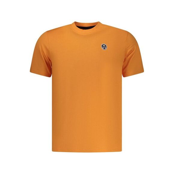 North Sails Arancione Cotton Mens Men's T-Shirt